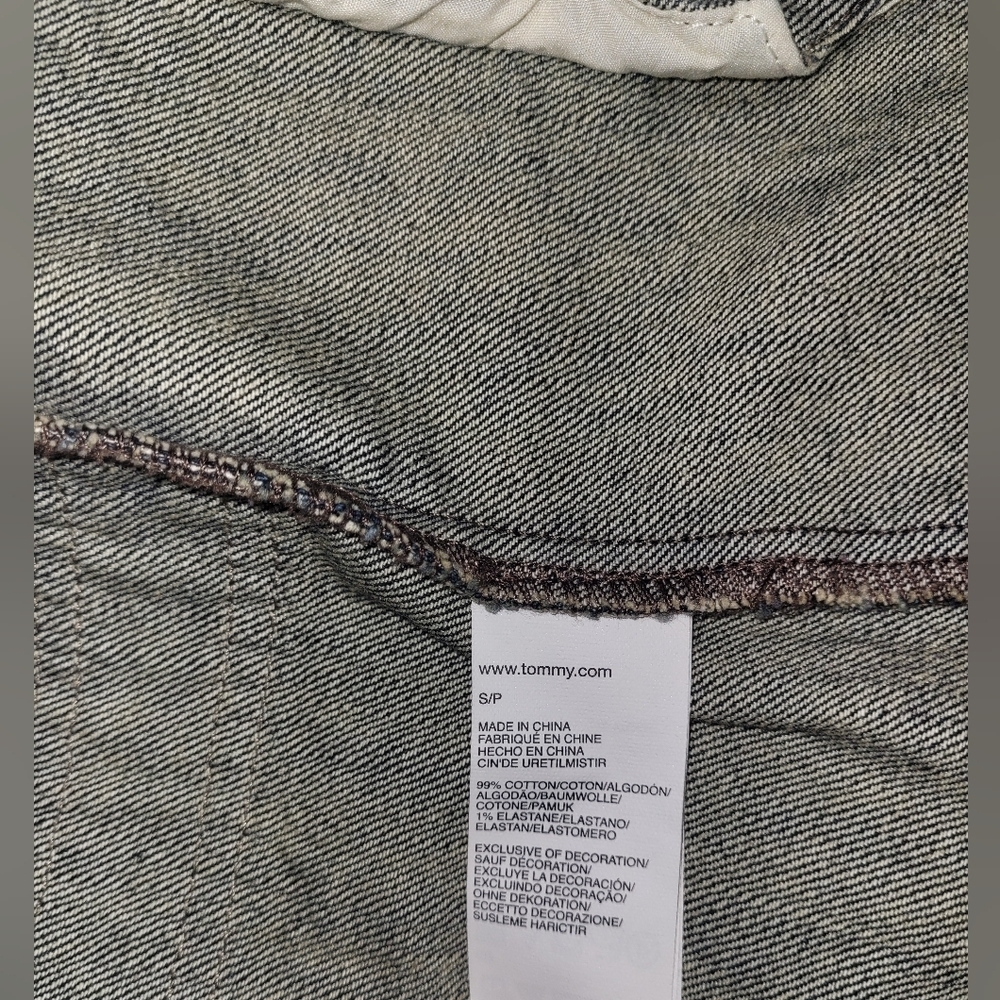 Tommy Hilfiger Premium Fit Denim Jacket, Size S - Picture 6 of 6